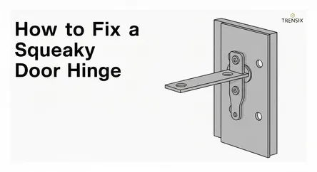 How to Fix a Squeaky Door Hinge