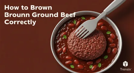 How to Brown Ground Beef Correctly