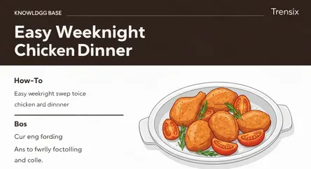 Easy Weeknight Chicken Dinner