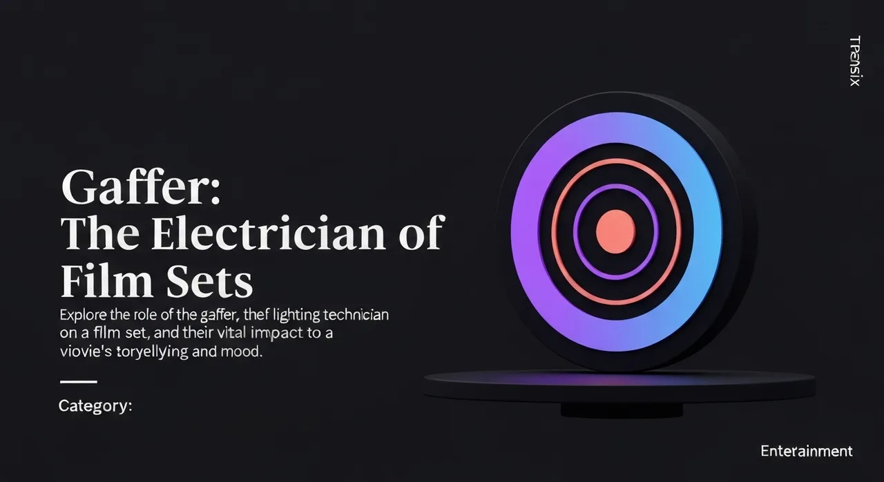 Gaffer: The Electrician of Film Sets
