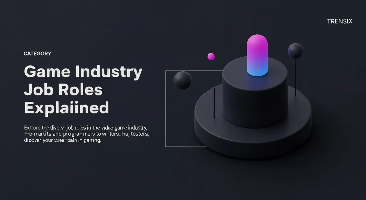 Game Industry Job Roles Explained