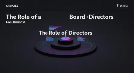 The Role of a Board of Directors