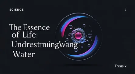 The Essence of Life: Understanding Water